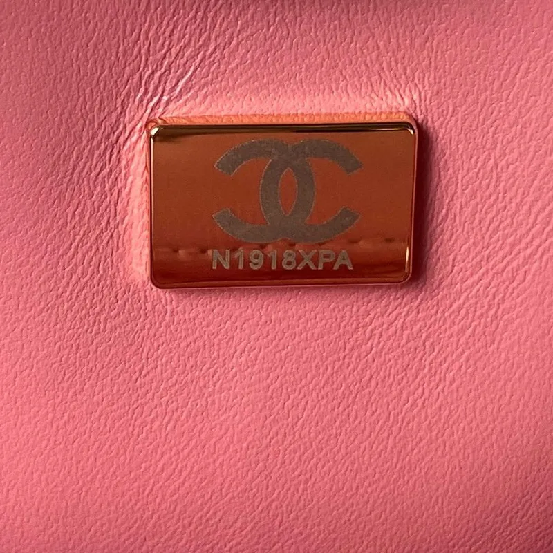 Chanel AS3791 Flap Bag Velvet and Lambskin Pink