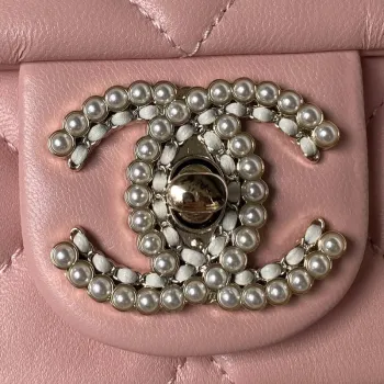 Chanel AS3791 Flap Bag Lambskin Pink