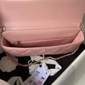 Chanel AS3791 Flap Bag Lambskin Pink