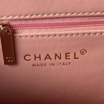 Chanel AS3791 Flap Bag Lambskin Pink