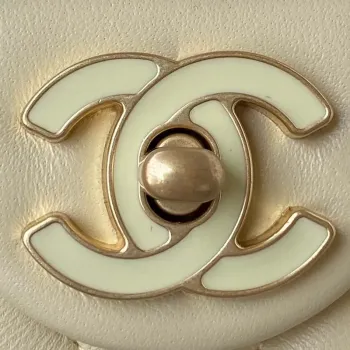 Chanel AS3113 Mini Flap Bag Lambskin Yellow