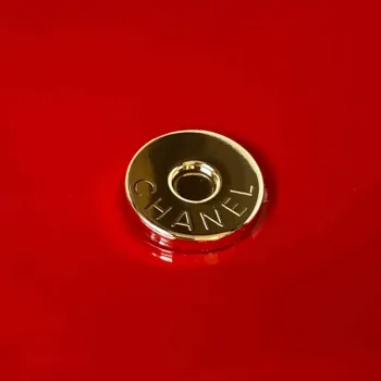 Chanel AS3356 Flap 23FW Patent leather Camellia Red