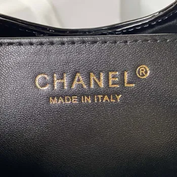 Chanel AS4133 mini Bi color Chain patent leather Bag Green