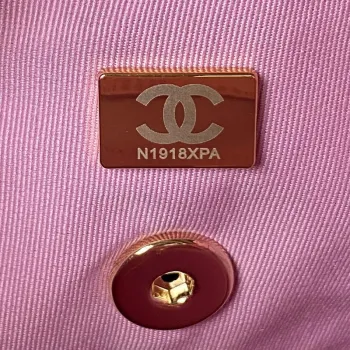 Chanel AS4059 Large Backpack Grained Shiny Calfskin & Gold Tone Metal Rose Red