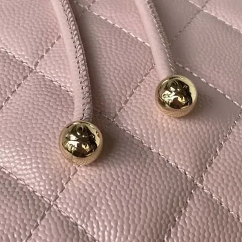 Chanel AS4059 Large Backpack Grained Shiny Calfskin & Gold Tone Metal Pink