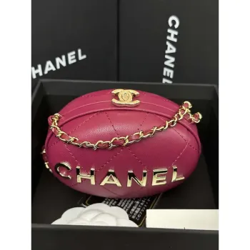 Chanel AP3252 Clutch With Chain Lambskin Wine Red