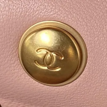 Chanel AS4041 Flap Classic Bag CF Camellia Lambskin Pink Gold