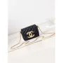 Chanel AP3208 Mini Flap bag With Chain shiny Lambskin & Gold Tone Metal Black
