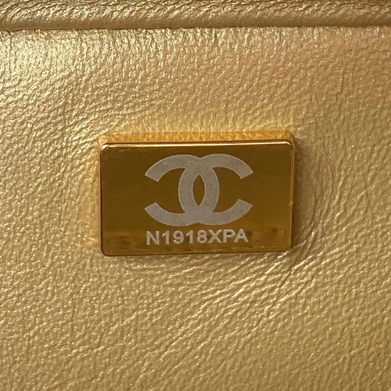 Chanel AS3384 Backpack Chain bag lambskin Black