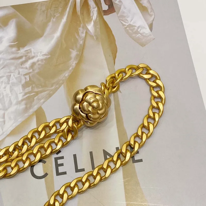 Chanel AS3041 Flap Classic Bag CF Camellia Lambskin Black Gold