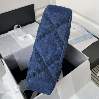 Chanel AS3519 CHANEL 23K Shopping Bag Denim Blue