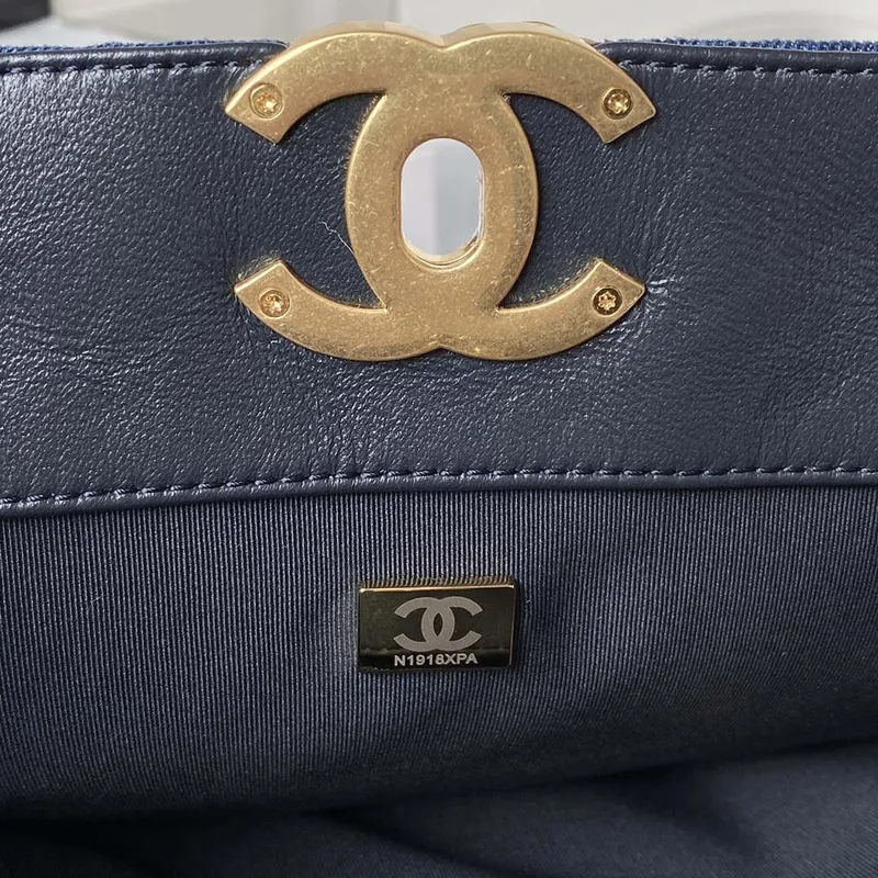 Chanel AS3519 CHANEL 23K Shopping Bag Denim Blue