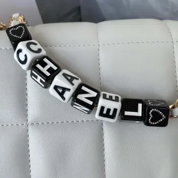 Chanel AS3330 Mini Flap 17cm Bag White Lambskin