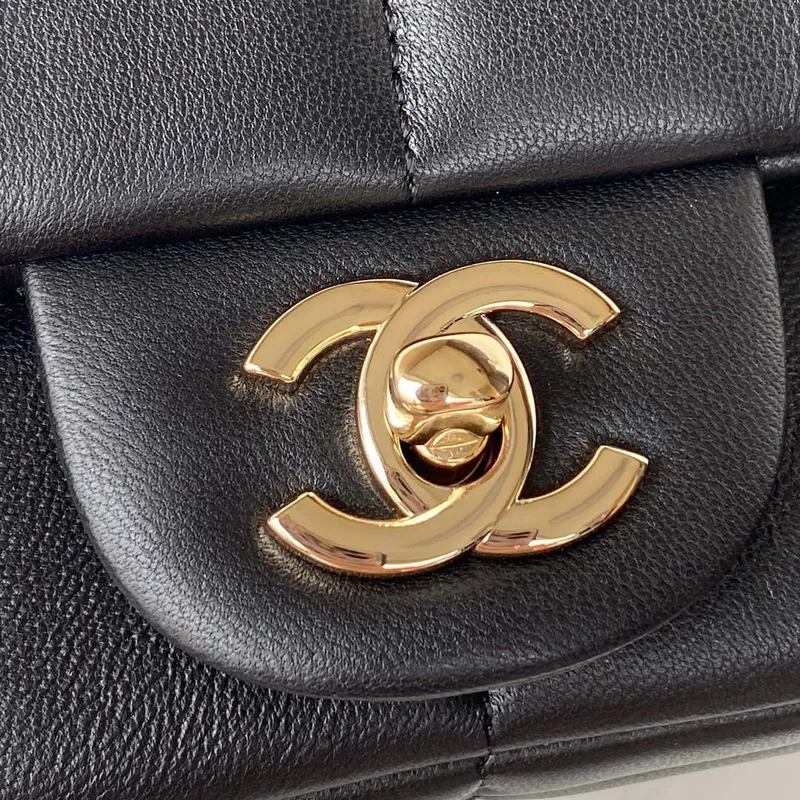 Chanel AS3330 Mini Flap 17cm Bag Black Lambskin