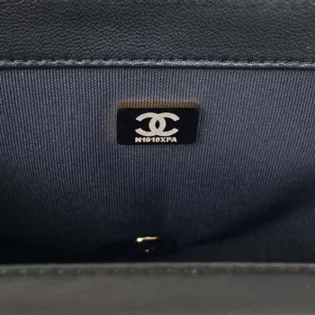 Chanel AS3330 Mini Flap 17cm Bag Black Lambskin