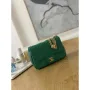 Chanel AS3829 Mini Flap Chain Bag Green Calfskin Gold