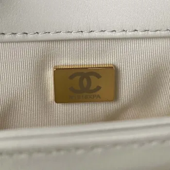 Chanel AS3499 Flap Bag Lambskin White