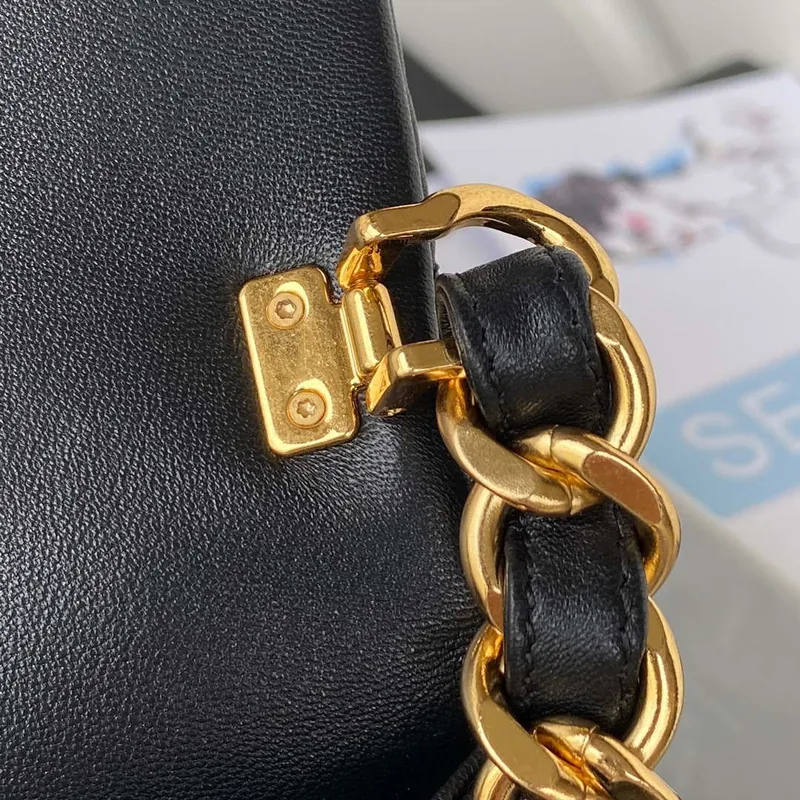 Chanel AS3499 Flap Bag Lambskin Black