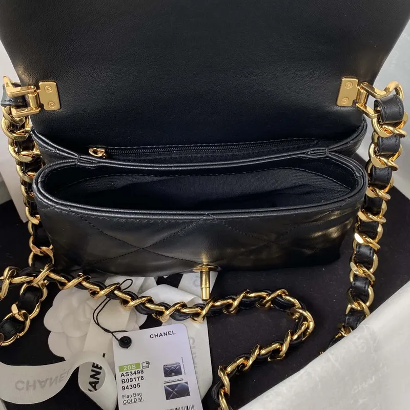 Chanel flap bag Lambskin AS3498 Black