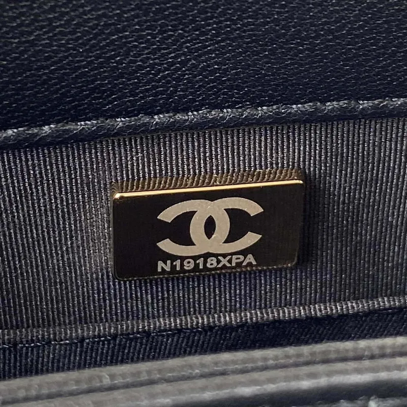 Chanel flap bag Lambskin AS3498 Black