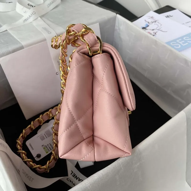 Chanel flap bag Lambskin AS3498 Pink