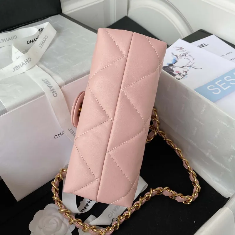 Chanel flap bag Lambskin AS3498 Pink