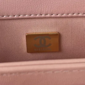 Chanel flap bag Lambskin AS3498 Pink