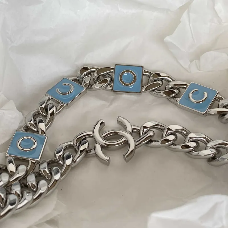 Chanel AP2718 Small Vanity With Chain Calfskin Blue