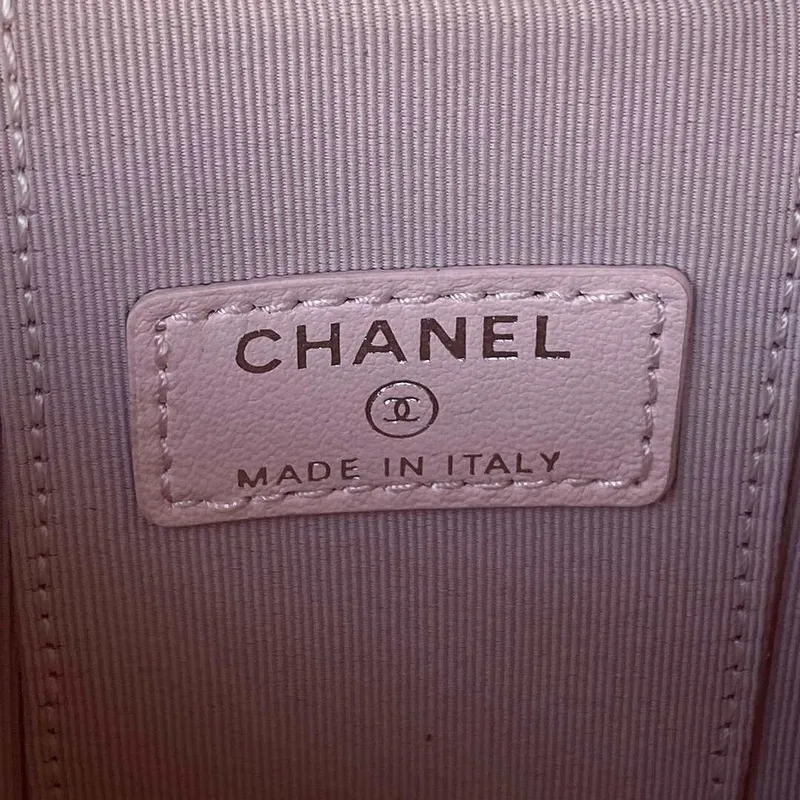 Chanel AP2718 Small Vanity With Chain Calfskin Pink