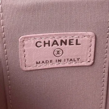 Chanel AP2718 Small Vanity With Chain Pink Lambskin