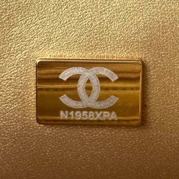 Chanel AS1787 Mini Flap Bag Lambskin Light Pink Gold