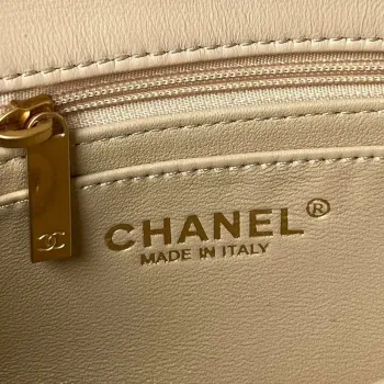 Chanel AS1787 Mini Flap Bag Lambskin Apricot Gold