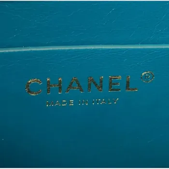 Chanel AS3332 Backpack Shiny Calfskin Bag Blue