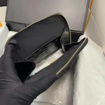 Chanel AS3332 Backpack Shiny Calfskin Bag Black