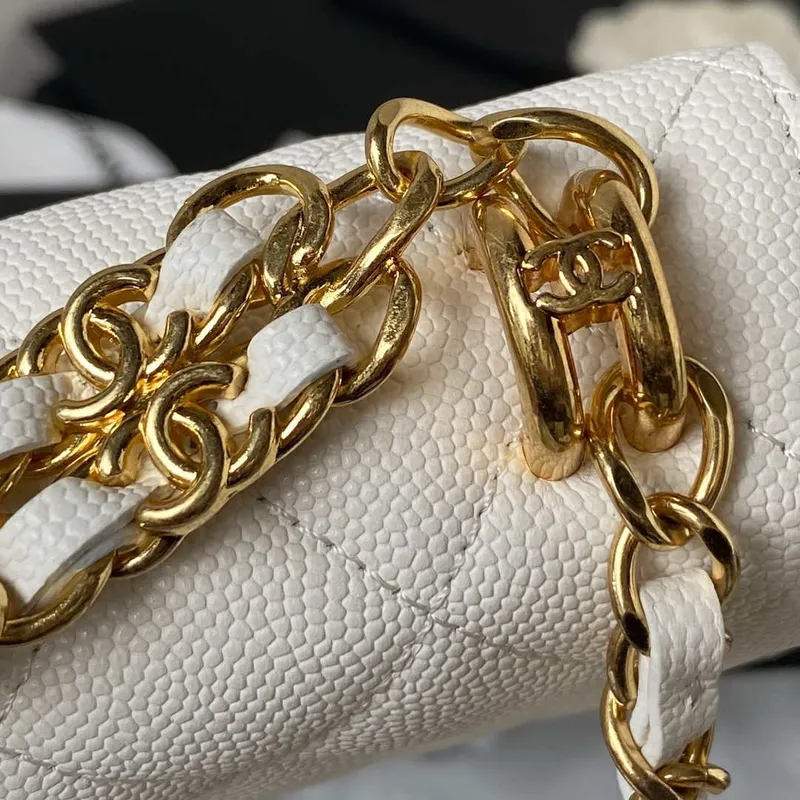 Chanel AP3021 Mini Flap Bag WOC Calfskin Phone bag White