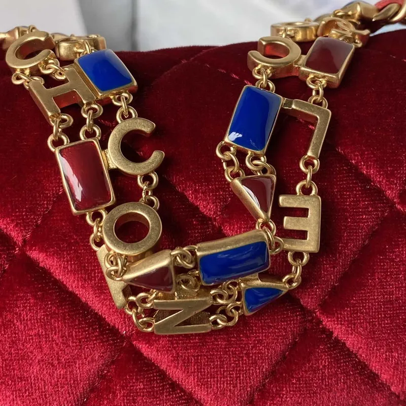 Chanel AS3442 Mini Flap Bag Velvet Enamel & Gold Tone Metal Wine Red