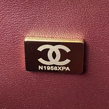 Chanel A01113 Flap Handbag Classic Bag Black Lambskin Gold