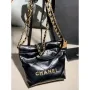 Chanel AS3260 22 Mini Handbag Calfskin Black with Gold A85