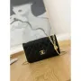 Chanel AP3043 WALLET ON CHAIN Lambskin & Gold Tone Metal Black