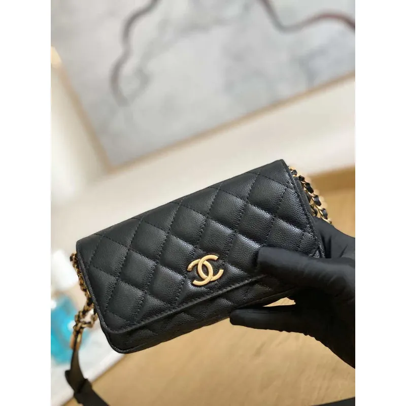Chanel AP81210 Belt Pocket Bag Black
