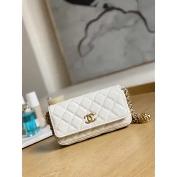Chanel AP81210 Belt Pocket Bag White