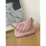 Chanel AS3562 Hobo Handbag Lambskin Pink