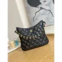 Chanel AS3631 2022 new hippie underarm Hobo bag shoulder bag Black
