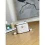 Chanel A68101 Mini Vanity with Chain Lambskin Gold White