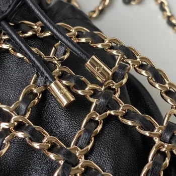 Chanel 2022 Cruise AP2685 Clutch Bag Black