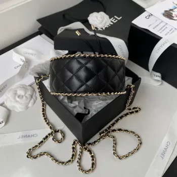 Chanel 2022 Cruise AP2685 Clutch Bag Black