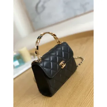 Chanel AP2944 Clutch with Chain Lambskin Black