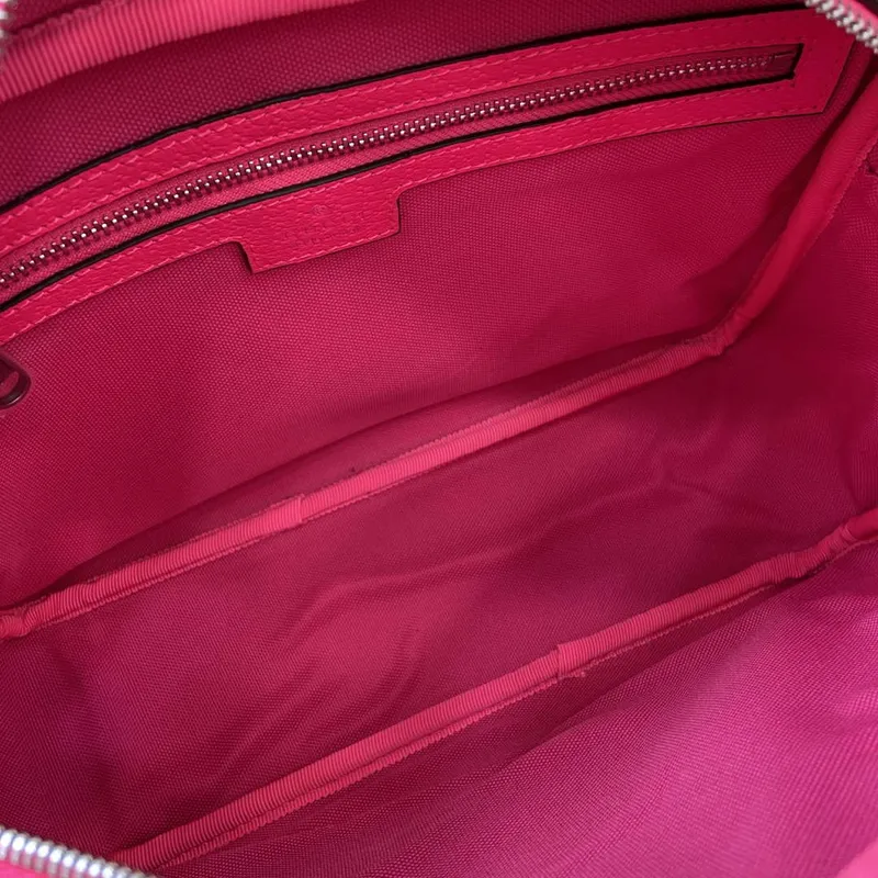 Gucci 839380 Medium Crossbody Bag With Print Bright pink