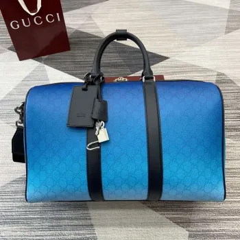 Gucci 835688 Gucci Chroma Medium Duffle Bag Gradient blue