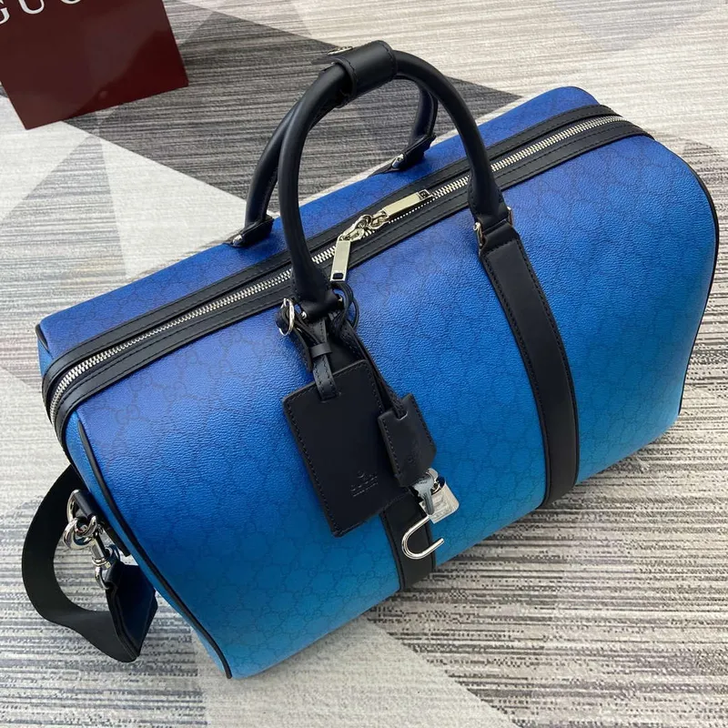 Gucci 835688 Gucci Chroma Medium Duffle Bag Gradient blue